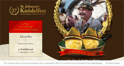 Desktop Screenshot of knoedelfest.at